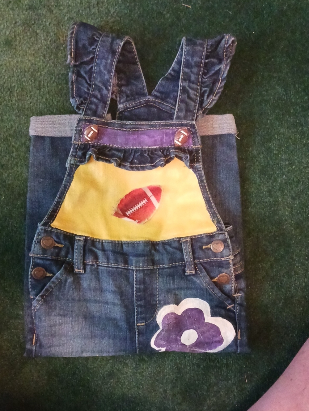 Custom Overalls Size 12 Months *TIGERS*